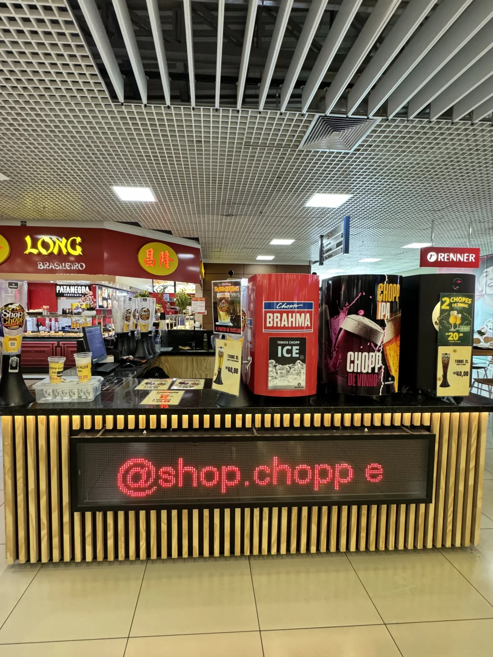 Imagem de background Shop Chopp