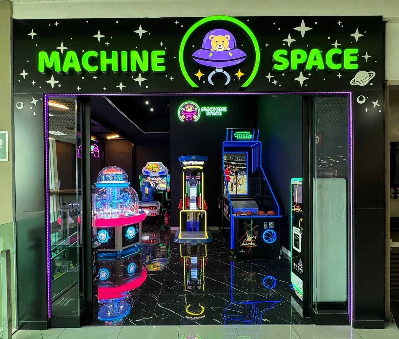 Imagem de background MACHINE SPACE